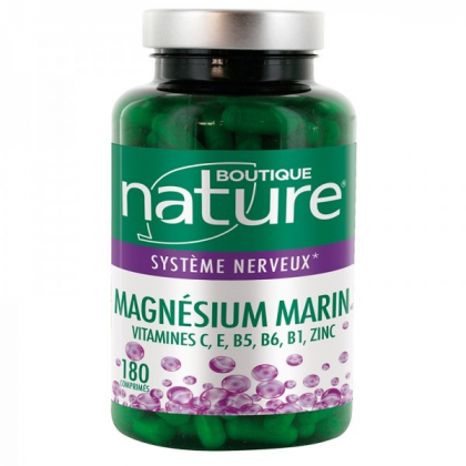 Magnésium marin 180 Comprimés BOUTIQUE NATURE