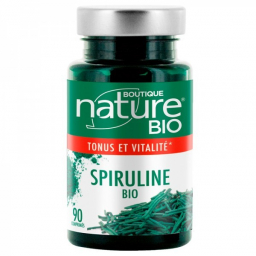 Spiruline Bio 90 Comprimés BOUTIQUE NATURE