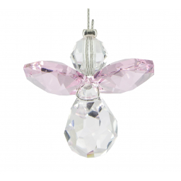 Ange-gardien Quartz rose - Octobre