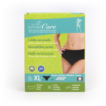 Culotte menstruelle en coton bio - Taille XL