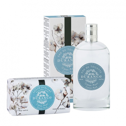 Duo Coton musc - Eau de toilette et savon