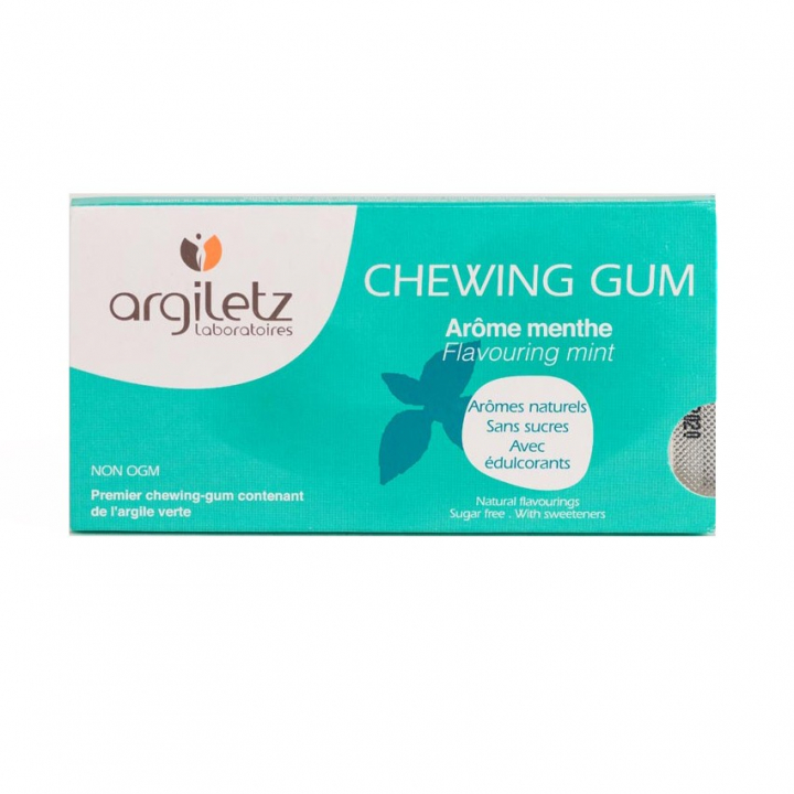 Argil'gum - Chewing gum sans sucre à la menthe