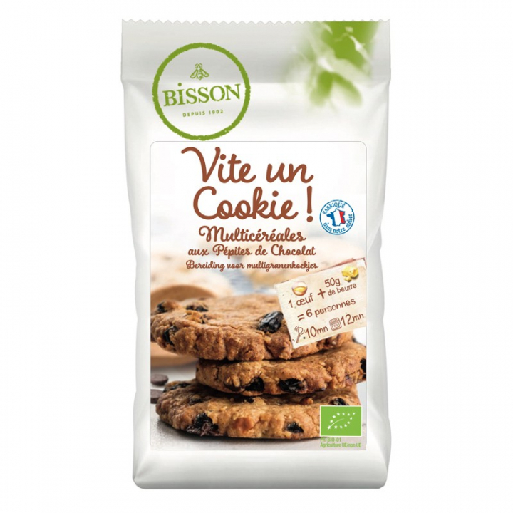 Vite un cookie ! - Préparation pour cookies multicéréales - 300g Bisson