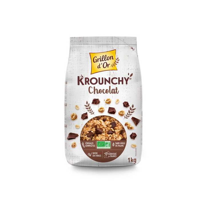 Krounchy au chocolat - 1kg Grillon d'Or