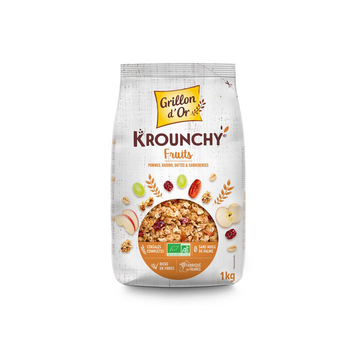 Krounchy aux fruits - 1kg Grillon d'Or