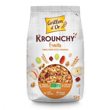 Krounchy aux fruits - 1kg Grillon d'Or