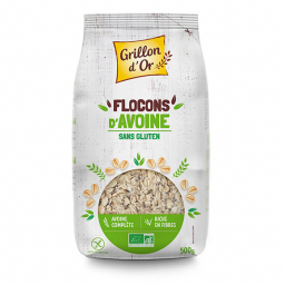 Flocons d'avoine sans gluten - 500g Grillon d'Or