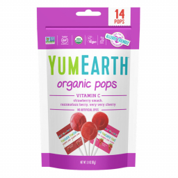 Sucettes bio - Pops fruits rouges - 85g YUMEARTH