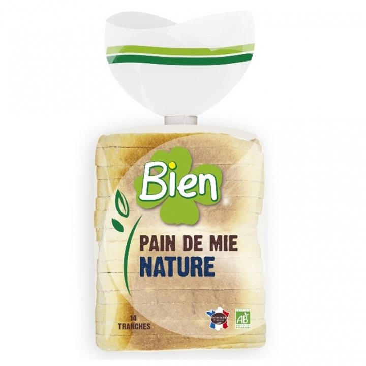 Pain de mie frais bio - 500g Bien