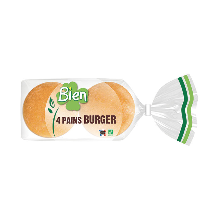 Pains burger bio - Lot de 4 - 200g Bien