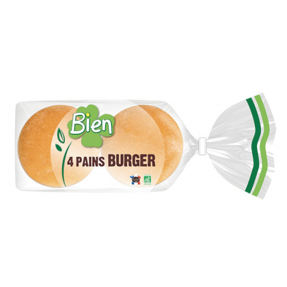 Pains burger bio - Lot de 4 - 200g Bien