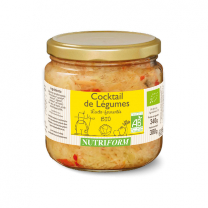 Légumes bio lacto-fermentés - 380g Nutriform