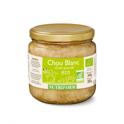 Choux blanc bio lacto-fermenté - 380g Nutriform