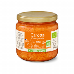 Carottes bio lacto-fermentées - 380g Nutriform