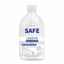 Lessive liquide naturelle - Sans parfum - 1L Safe