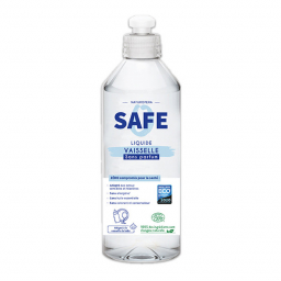Liquide vaisselle naturel- Sans parfum - 500mL Safe