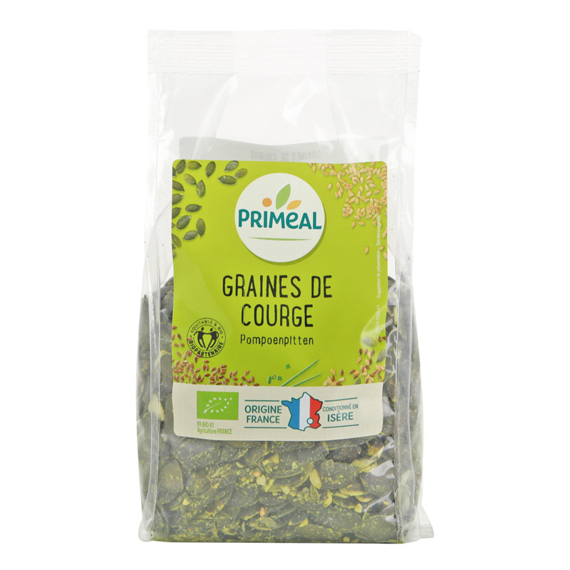 Graines de courge bio France - 250g, Priméal