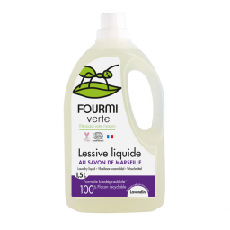 Lessive liquide à l'huile essentielle de lavandin - 1,5L - La Fourmi Verte