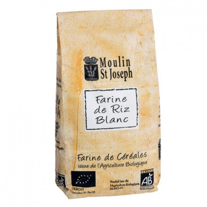 Farine de riz blanc bio - 1kg Moulin St Joseph