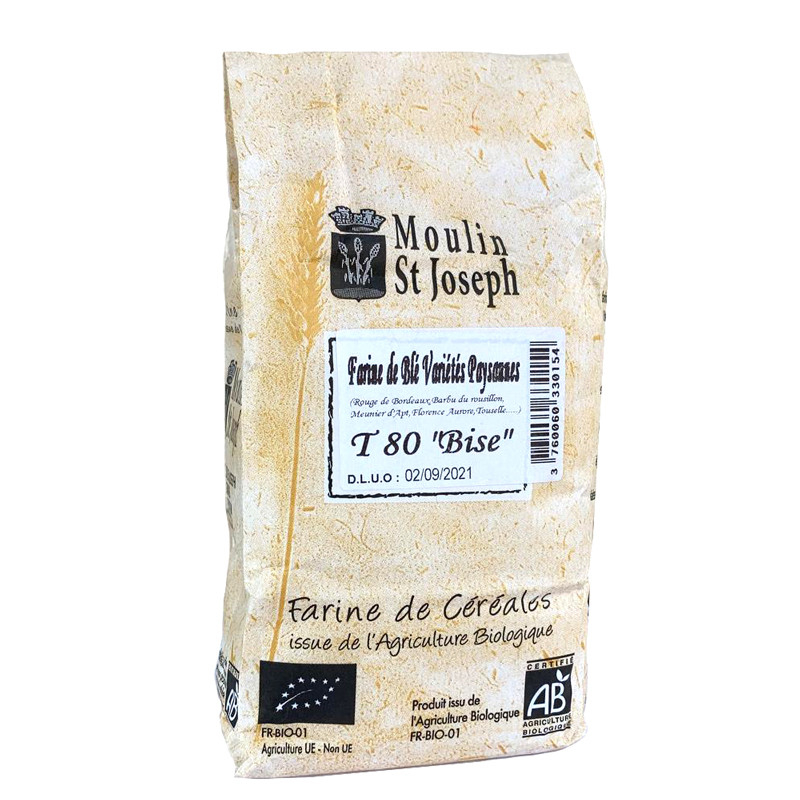 Farine de blé T65 bio - 1kg