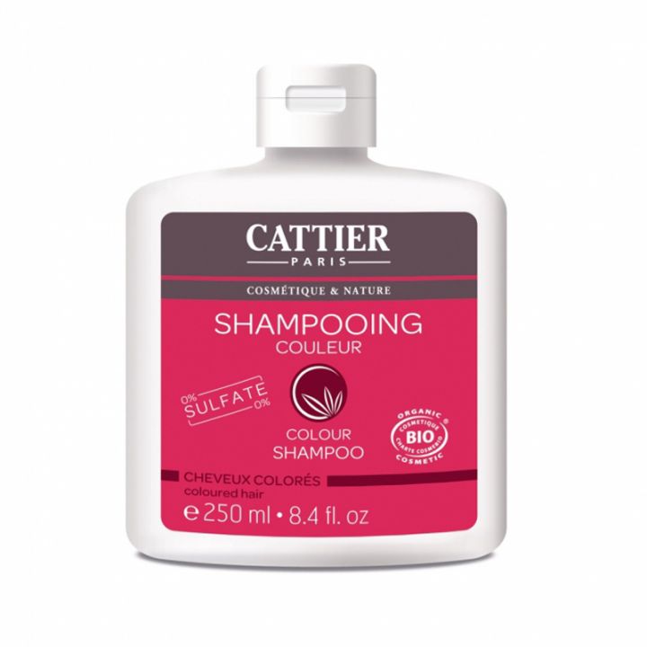 Shampoing Couleur 0% Sulfate Cheveux Colorés 250ml CATTIER