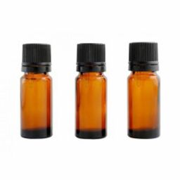 Flacons ambrés Codigouttes - Lot de 3x10ml