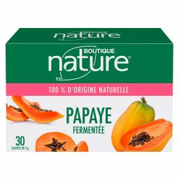 Papaye Fermentée 30 Sachets de 3 g BOUTIQUE NATURE