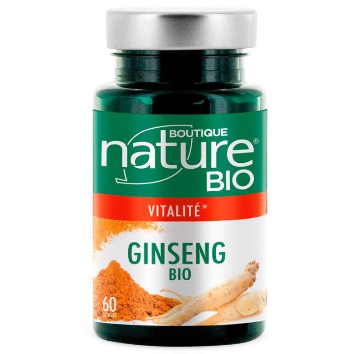 Ginseng Bio 60 Gélules BOUTIQUE NATURE