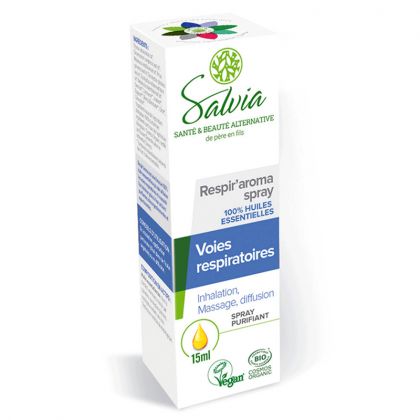 Respir'aroma Voies respiratoires Bio Spray 15ml SALVIA