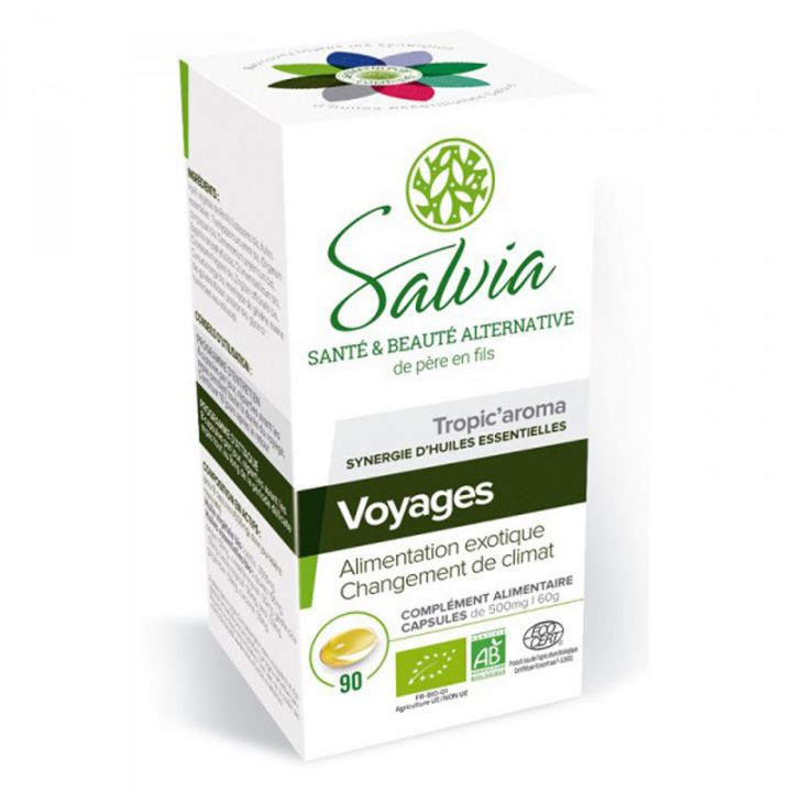 Tropic'aroma Voyages Bio 90 Capsules SALVIA