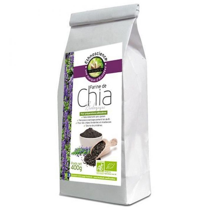 Farine de Chia Bio 400g ÉCOIDÉES