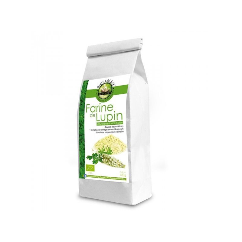 Farine de lupin bio - 400g - Ecoidées