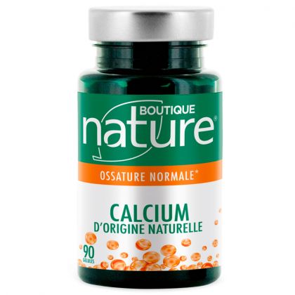 Calcium d'Origine Naturelle 90 Gélules BOUTIQUE NATURE