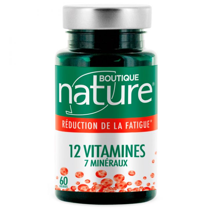 12 Vitamines 7 Minéraux 60 Gélules BOUTIQUE NATURE