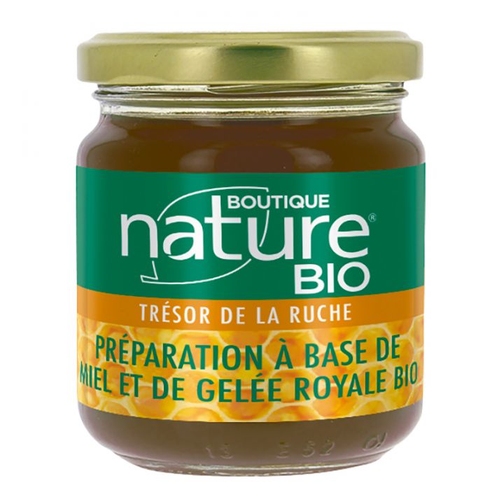 Miel et Gelée Royale Bio 250g BOUTIQUE NATURE