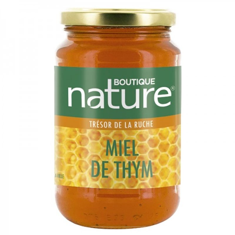 Miel de Thym (250g) - Produits Naturels de Qualité - Larucheverte - Miel,  Huiles et Herbes Naturelles