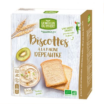 Biscottes à la farine d'épeautre - 270g