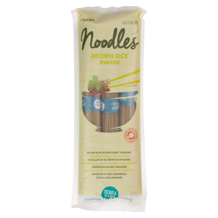 Nouilles de riz brun et wakame - 250g