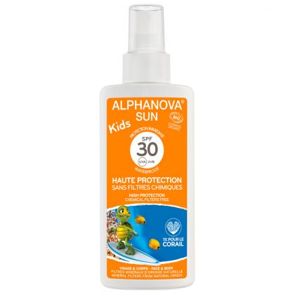 Spray solaire bio pour enfants SPF 30 - 125g