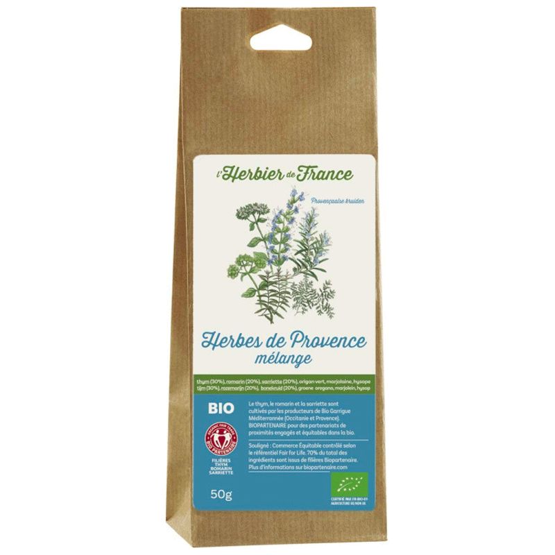 Herbes de Provence bio – petit et grand format, vrac