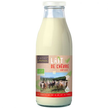 Lait de chèvre entier - 750ml