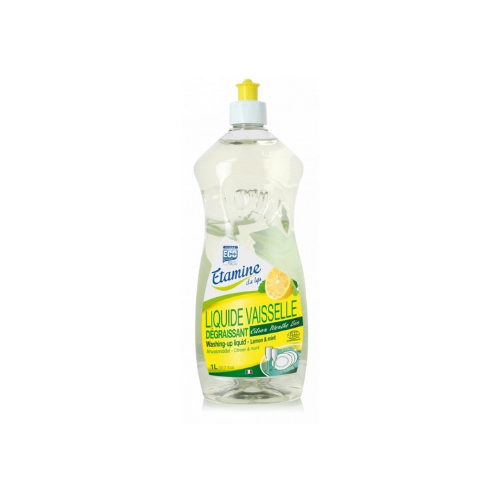 Liquide Vaisselle Citron Menthe 1l ETAMINE DU LYS - Belvibio