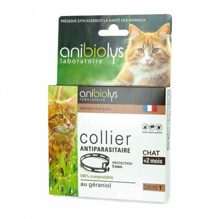Collier antiparasitaire chat