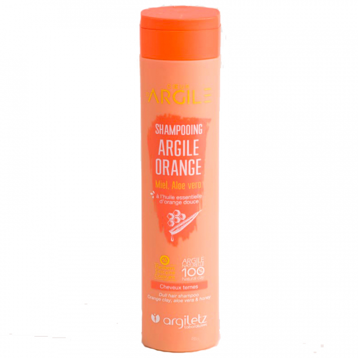 Shampoing à l'argile orange - Cheveux ternes - 200ml