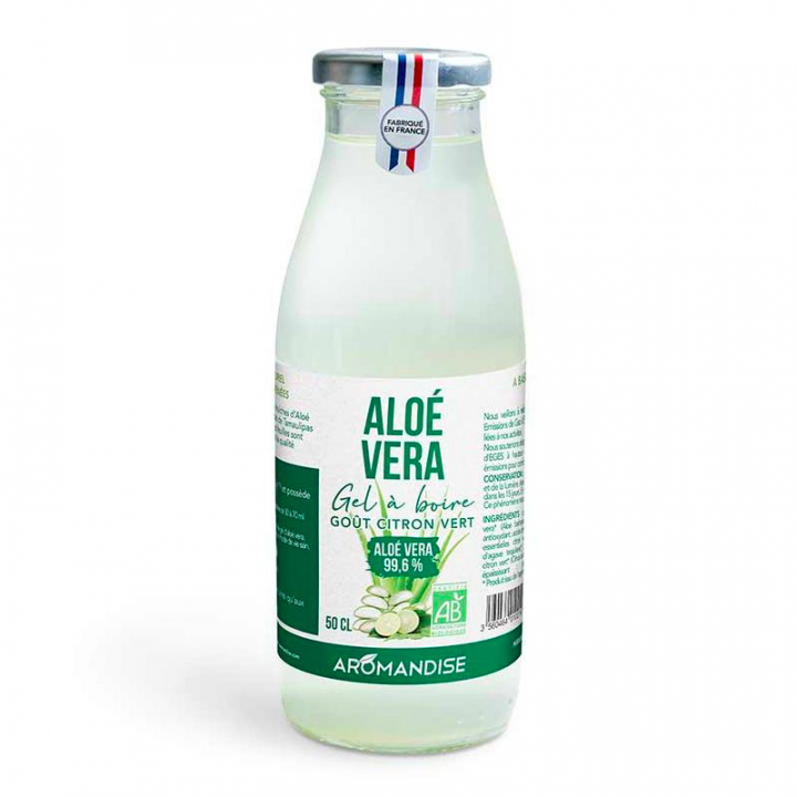 Gel à boire aloe vera et citron vert - 500ml
