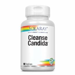 Cleanse Candida Anti-fongique 90 Capsules SOLARAY