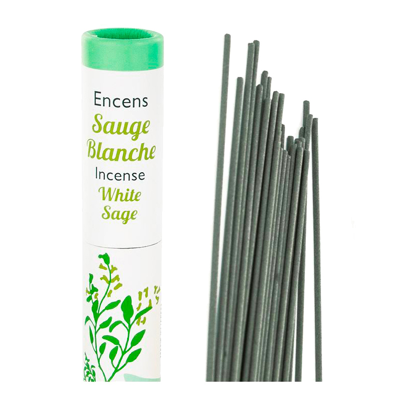 Encens Sauge Blanche Purification - 20 Bâtonnets Indiens