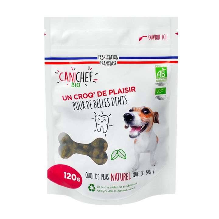 Friandises bio pour chien - Hygiène bucco-dentaire - 120g