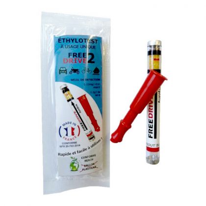 Ethylotest chimique à usage unique - Certifié NF