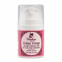 Crème visage - Rose musquée et lait d'ânesse - 50ml